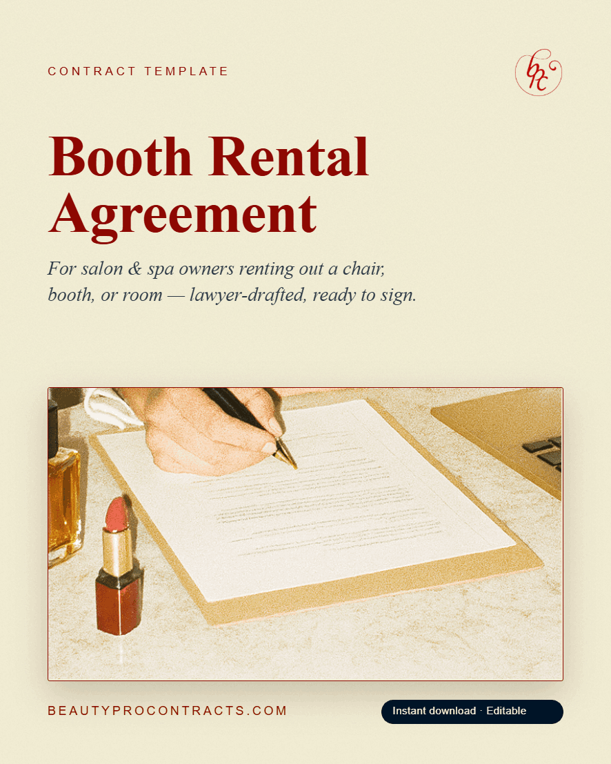 Booth Rental Agreement