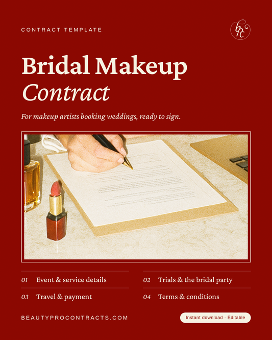 Bridal Makeup Contract